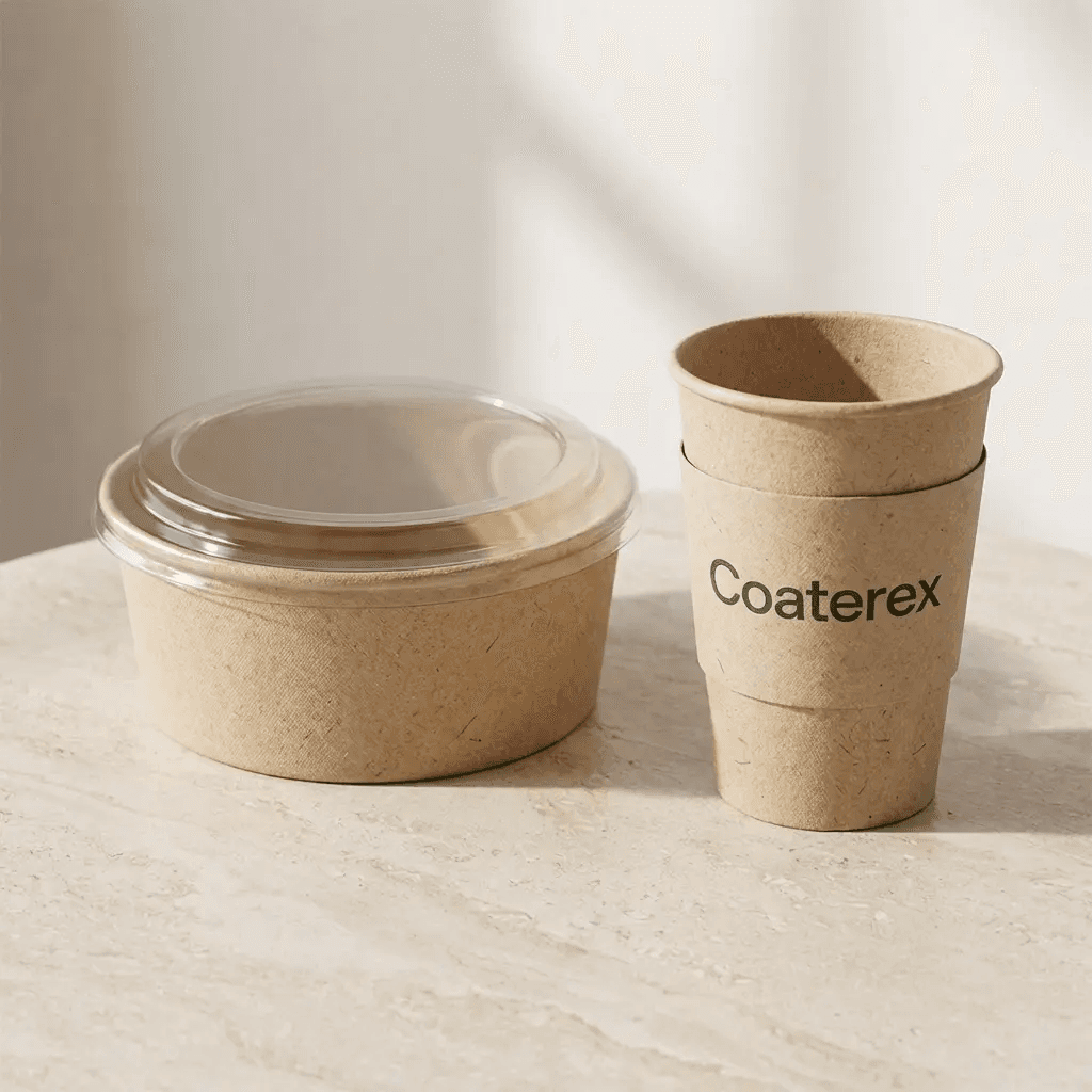 Vaso de papel Coaterex y recipiente para alimentos