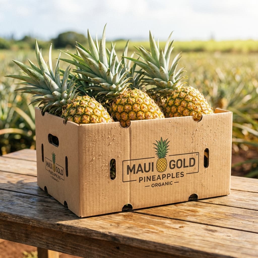 Cajas para frutas y vegetales frescos