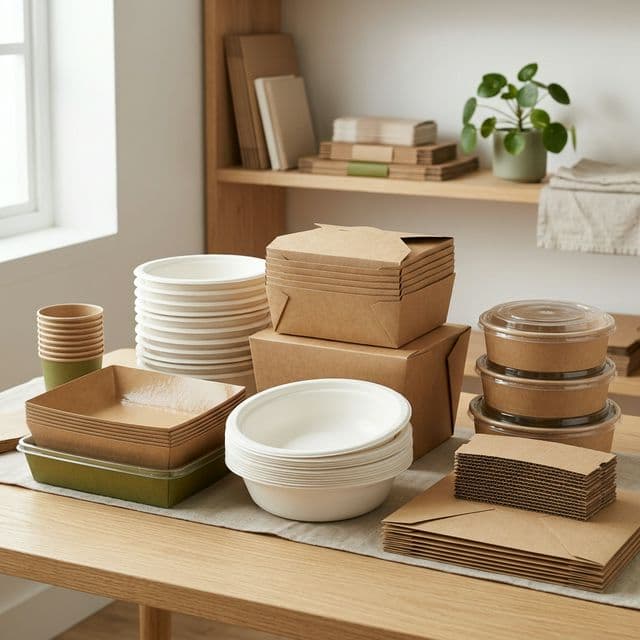 Materiais sustentáveis para embalagens